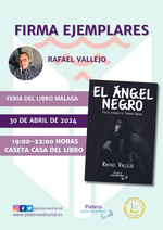 Firma de ejemplares de El ángel negro en la Feria del Libro de Málaga / Platero CoolBooks