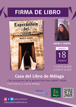 Firma de ejemplares de Esperándola del cielo de Rocío S. Cortés en la Casa del Libro de Málaga / Platero CoolBooks