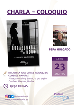 Eventos de Pepa Holgado por el Día del Libro en Cumbres Mayores / Platero CoolBooks