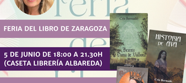 Firma de ejemplares de Cris Bernardó en la Feria del Libro de Zaragoza / Platero CoolBooks