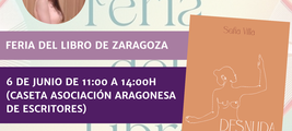 Firma de ejemplares de Desnuda en la Feria del Libro de Zaragoza / Platero CoolBooks