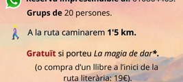 Ruta literaria de La magia de dar en Llançà / Platero CoolBooks