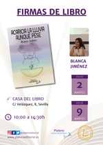 Gira de firmas de Acaricia la lluvia aunque pese en Sevilla / Platero CoolBooks
