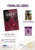 Firma de ejemplares de La vuelta de Velania en Sevilla / Platero CoolBooks