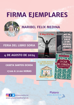 Firma de ejemplares de Maribel Félix en la Feria del Libro de Soria / Platero CoolBooks