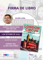 Firma de ejemplares de London Circus en Londres / Platero CoolBooks