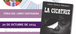 Firma de ejemplares de La cicatriz en la Feria del Libro de Cartagena / Platero CoolBooks