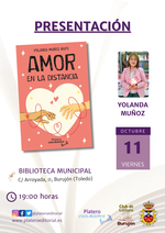 Presentación de Amor en la distancia en Burujón / Platero CoolBooks