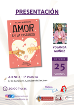 Presentación de Amor en la distancia en Alcázar de San Juan / Platero CoolBooks