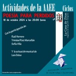 Eventos de Sofía Villa con la Asociación Aragonesa de Escritoras y Escritores / Platero CoolBooks