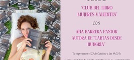 Encuentro literario Mujeres Valientes con Ana Barrera en Sevilla / Platero CoolBooks